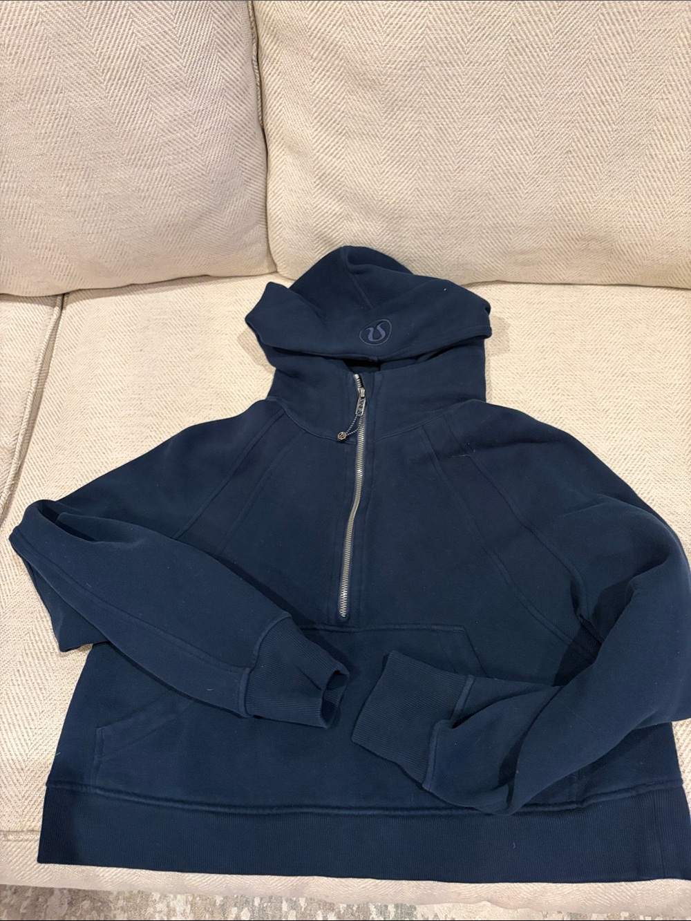 lululemon athletica Navy Half-Zip Hoodie